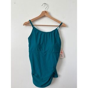 AttracoSports Teal Tankini Top – Size Large – NWT